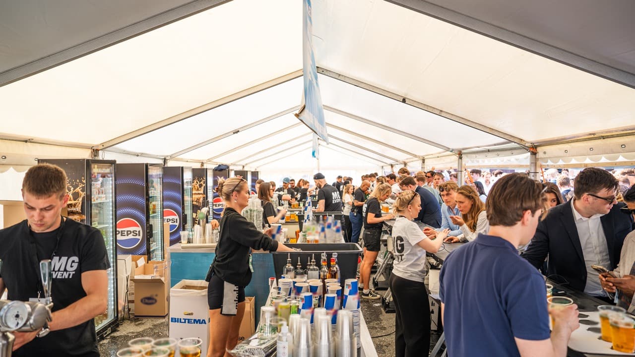 Elegant partytelt til bryllup