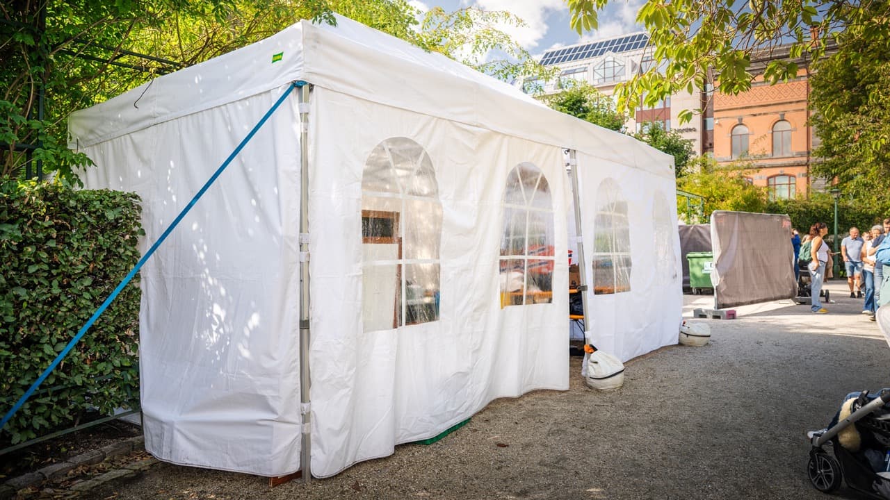 Pop-up telt 3x6m til leie