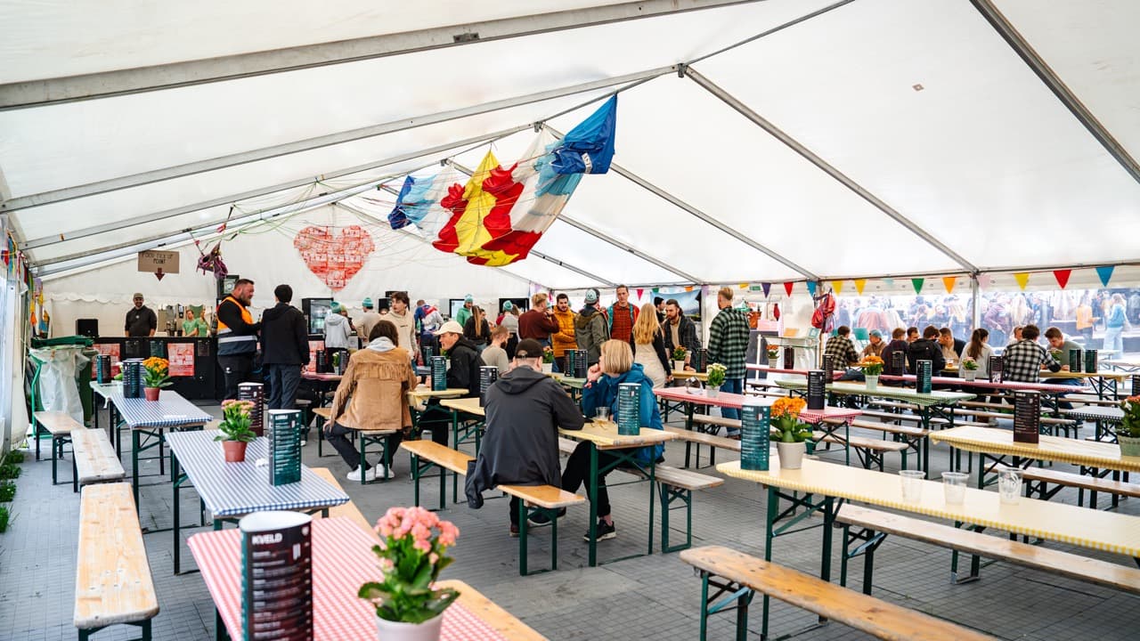 Leie av stort 12m rammetelt i Bergen, Voss, Haugesund og omegn