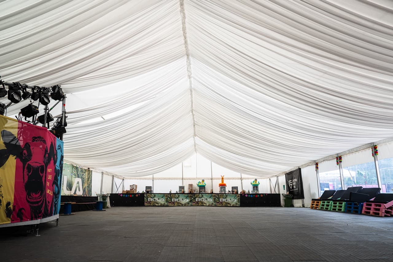 Rammetelt på 15m bredde