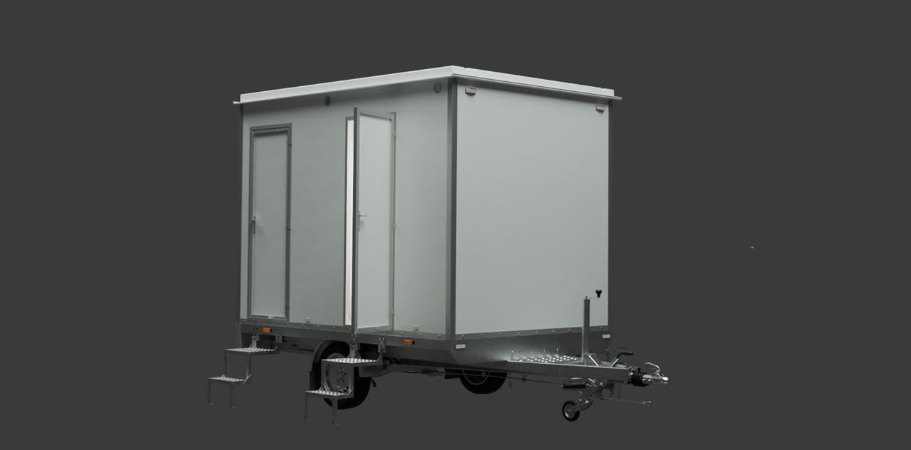 Toalettvogn med 4 toaletter