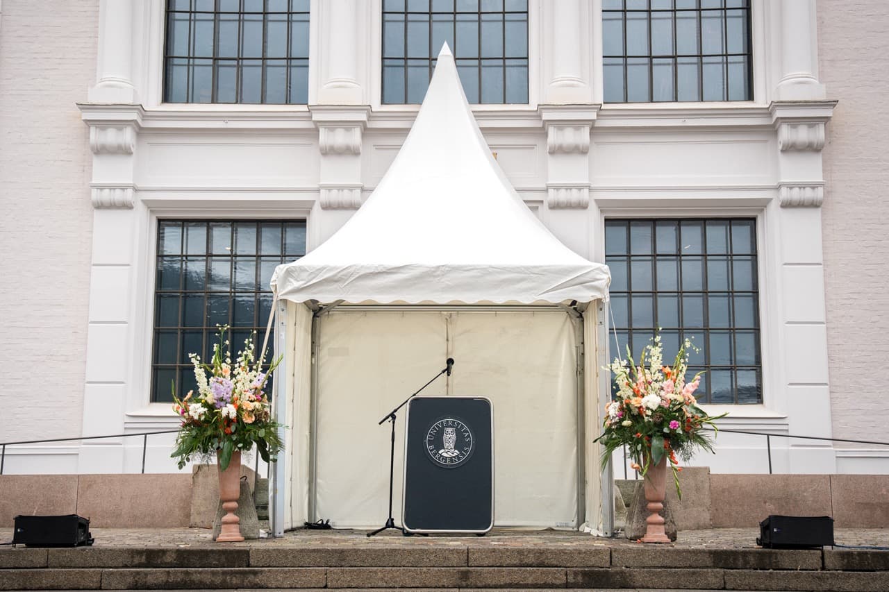 Uteie av topptelt i 3x3m