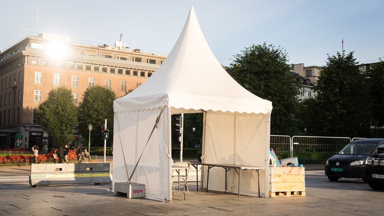 Leie topptelt og pagodetelt i 3x3m i Bergen, Haugesund, Førde, Geilo, Voss