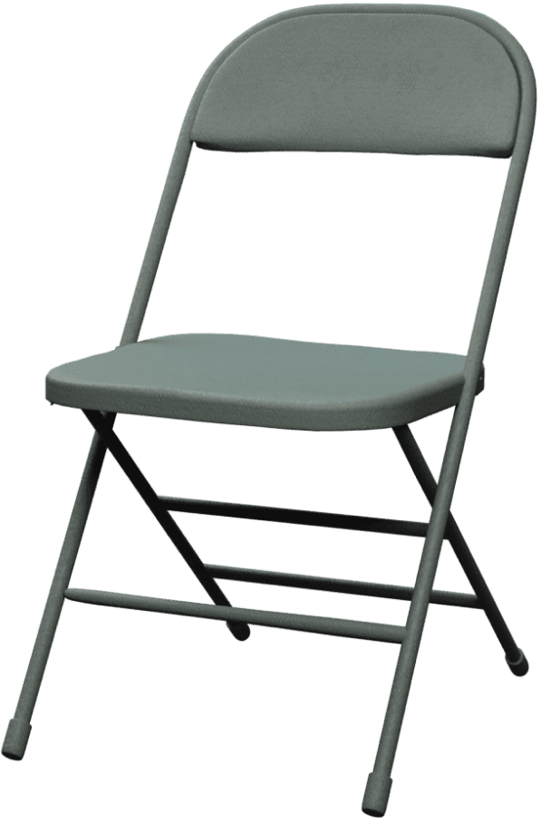 Klappstoler grå til utleie