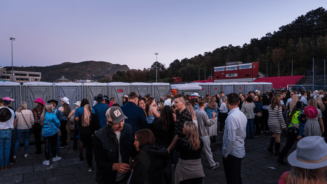 VIP lounge levert av Jippie til Åsanefest 2024, arrangert av Beck Live. Eventulteie Bergen
