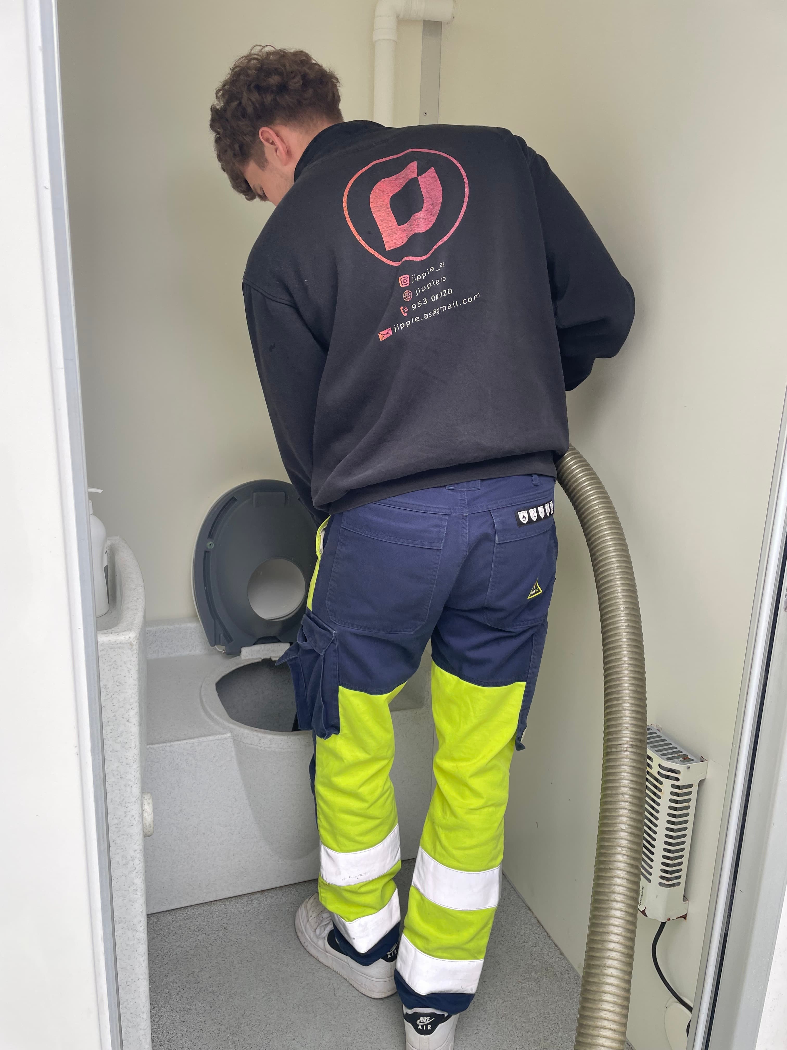 Slamsuging av festivaltoaletter