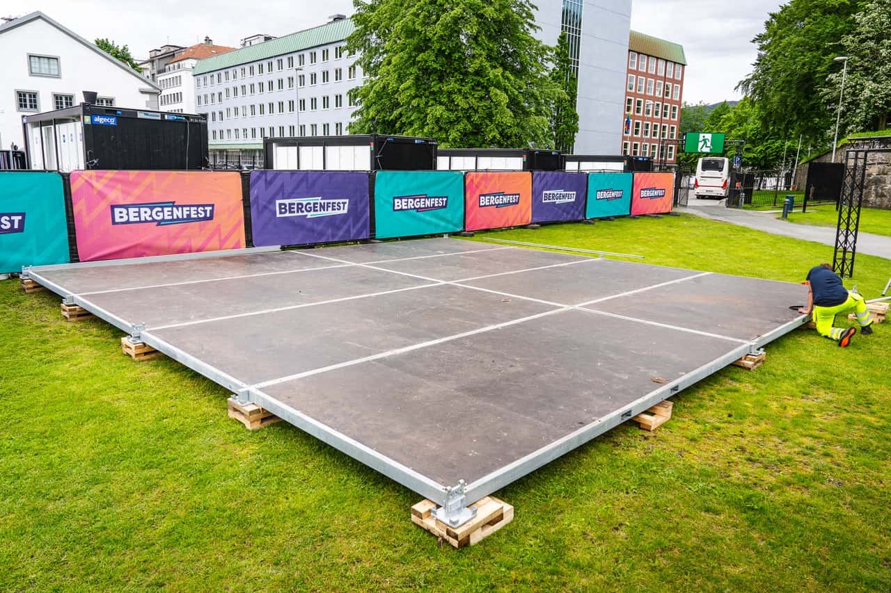 Heavy Duty gulv til leie i Bergen