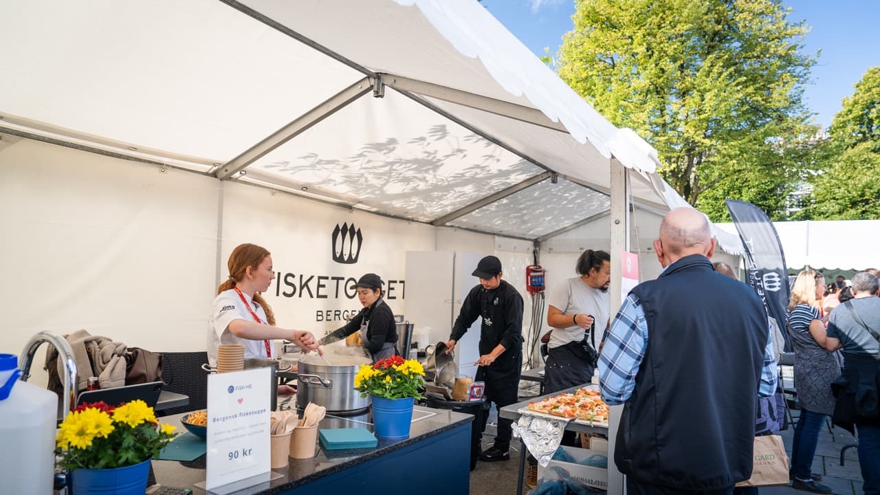 Rammetelt på 3m bredde som salgstelt