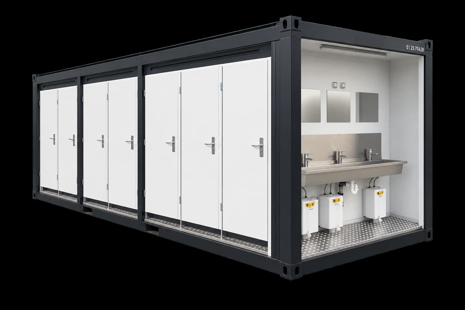 Toalettcontainer – 14 toaletter