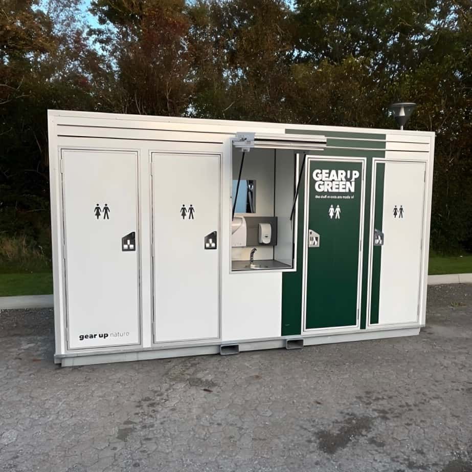 Vakuum toalettmodul med 4 toaletter