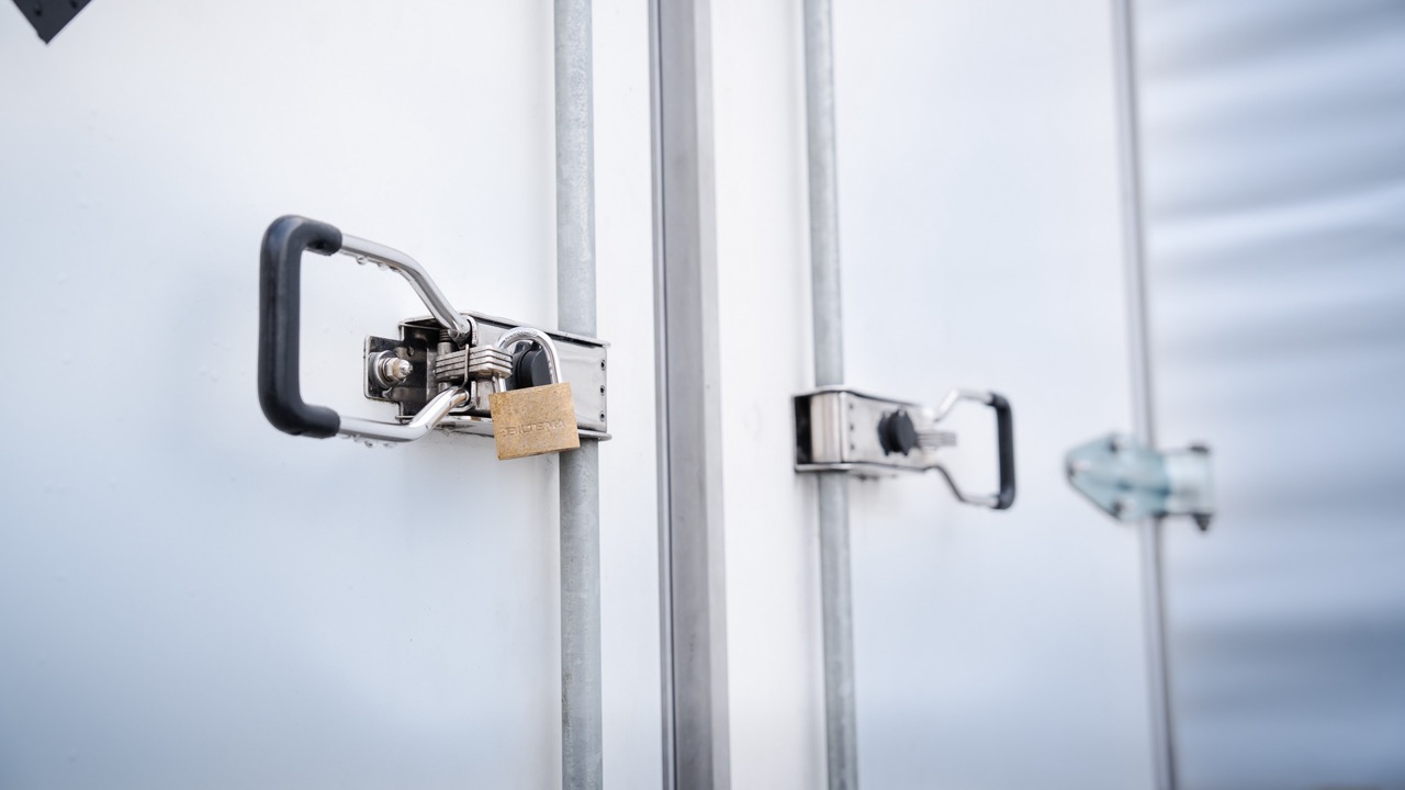 Utsnitt av kjølevogn – leie tilgjengelig i Bergen.