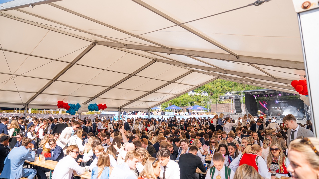 Leie stort fest telt i Bergen, Haugesund, Odda, Stord, Førde