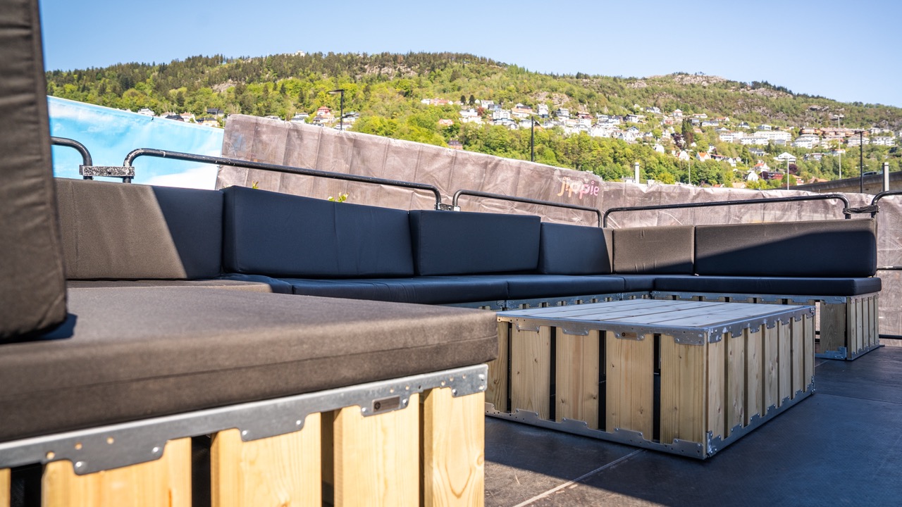 Leie sofa til arrangement, festival og VIP-område